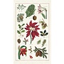 Christmas Botanicals Tea Towel