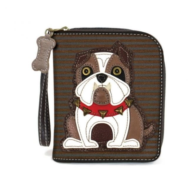 Bulldog Zip-Around Wallet