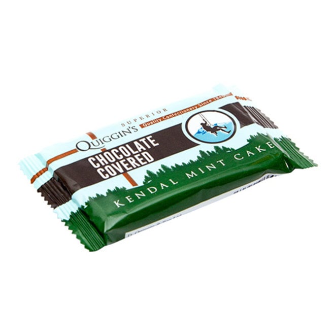 Quiggin's Chocolate Covered Kendal Mint Cake 50g