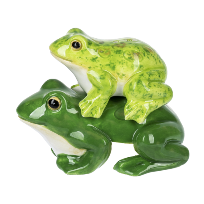 Stacking Frogs Salt & Pepper Shakers