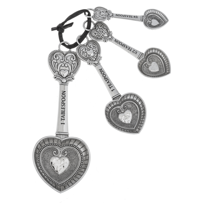 Heart-Shaped Measuring Spoons Set