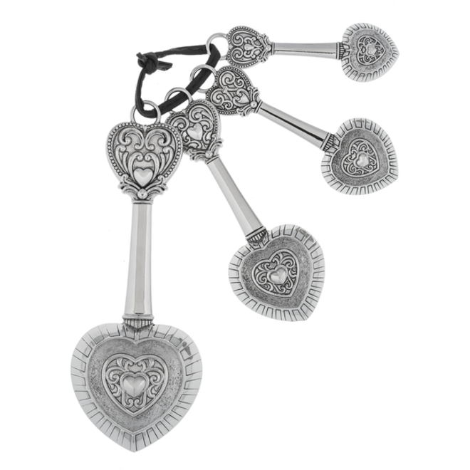 Heart-Shaped Measuring Spoons Set