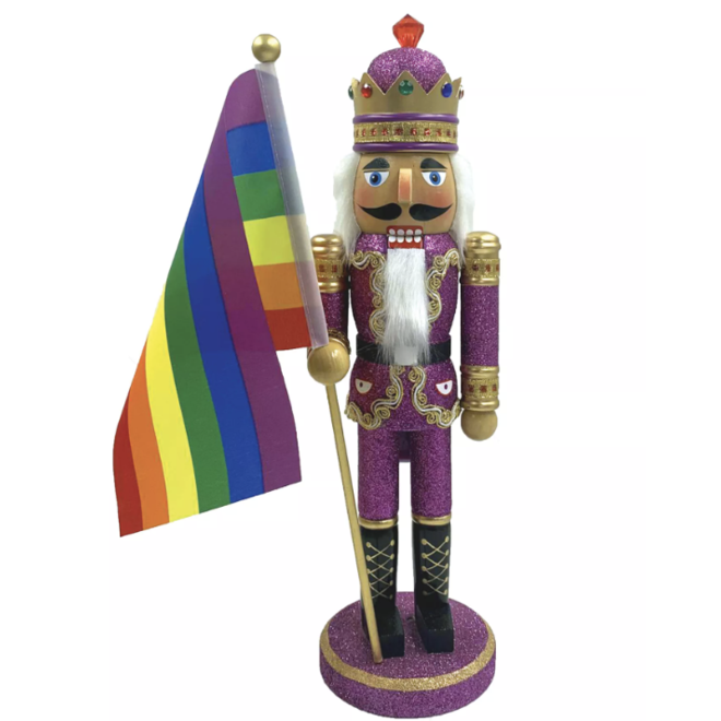 Santa's Workshop 14" Pride Nutcracker