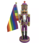 Santa's Workshop 14" Pride Nutcracker