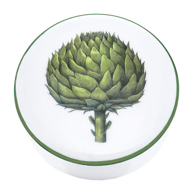 Kitchen Garden Artichoke Round Trinket Box