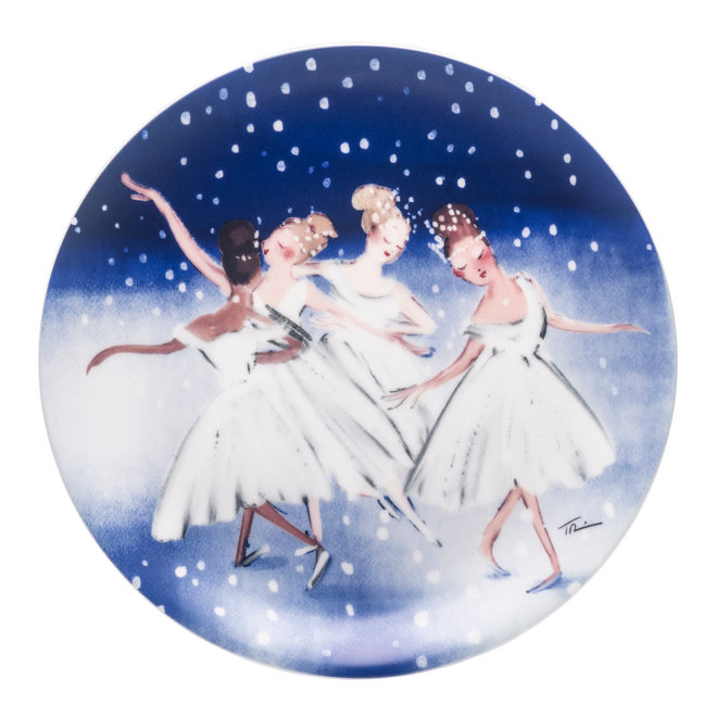 Waltz of the Snowflakes Coupe Plate Set
