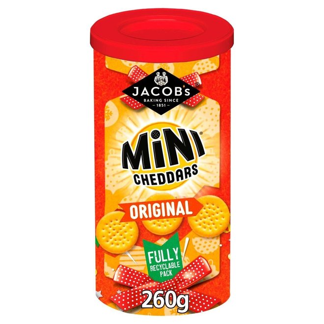 Jacob's Mini Cheddar Original Caddy 260g