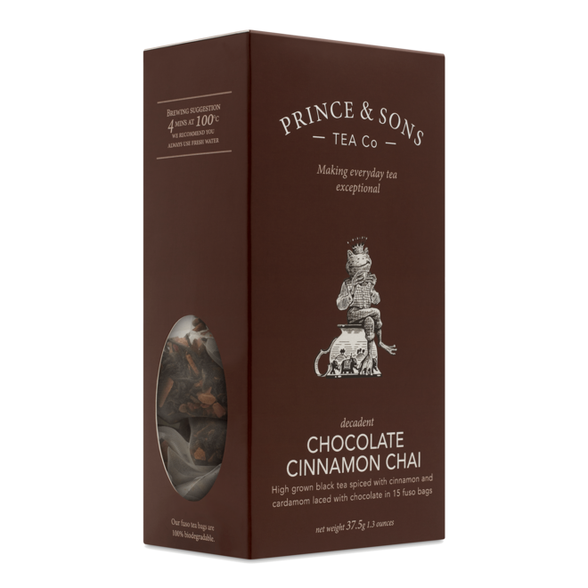Prince & Sons Chocolate Cinnamon Chai 15s