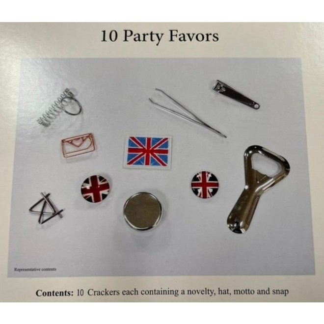 London Tourist Party Crackers (Box of 10)