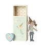 Tooth Fairy Mouse in Matchbox (Blue)