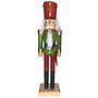 Natural Wood Nutcracker Green