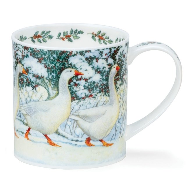 Orkney Festive Birds Goose Mug