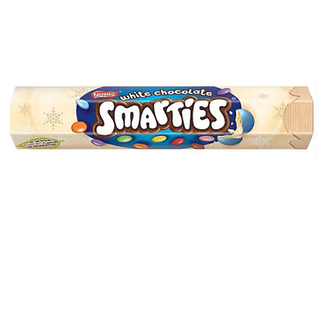 Smarties White Chocolate Giant Tube