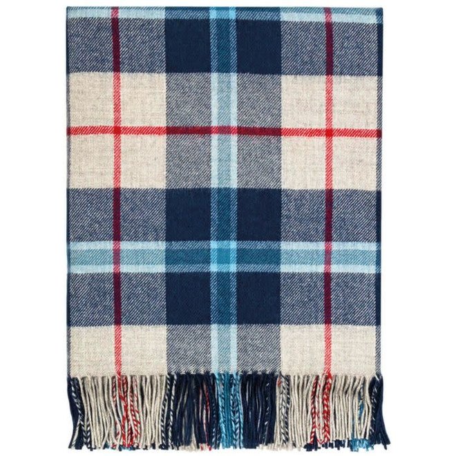 Douglas Navy Brushwool Blanket