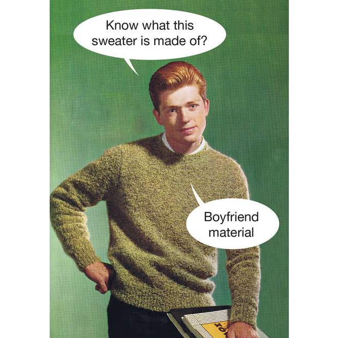 Sweater Greeting Card