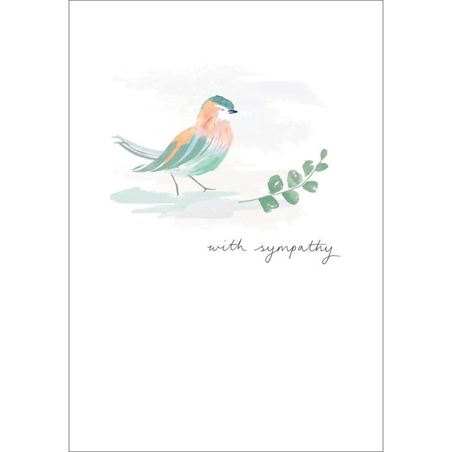 Bird & Branch Sympathy Card
