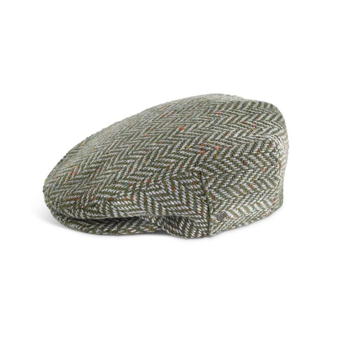 Fia Green Herringbone Classic Cap (X Large)
