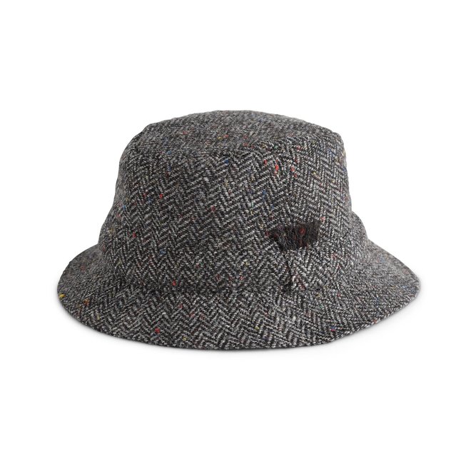 Fia Irish Tweed Walking Hat Grey (Medium)