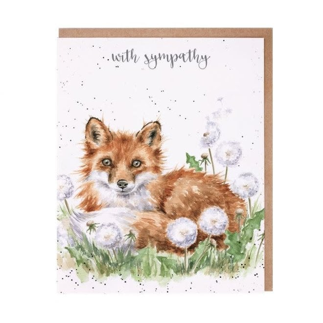 The Dandy Fox Sympathy Card