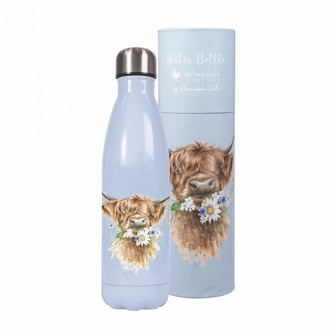 'Daisy Coo' Highland Cow Water Bottle