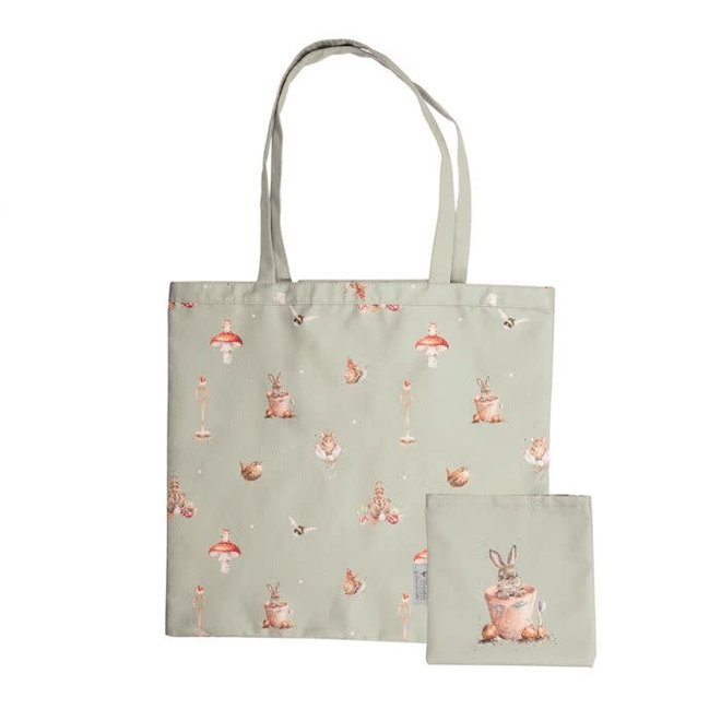 'Garden Friends' Rabbit Foldable Shopping Bag