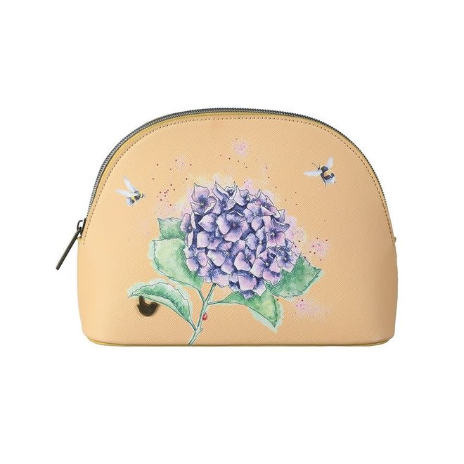 'Hydrangea' Bee Medium Cosmetic Bag