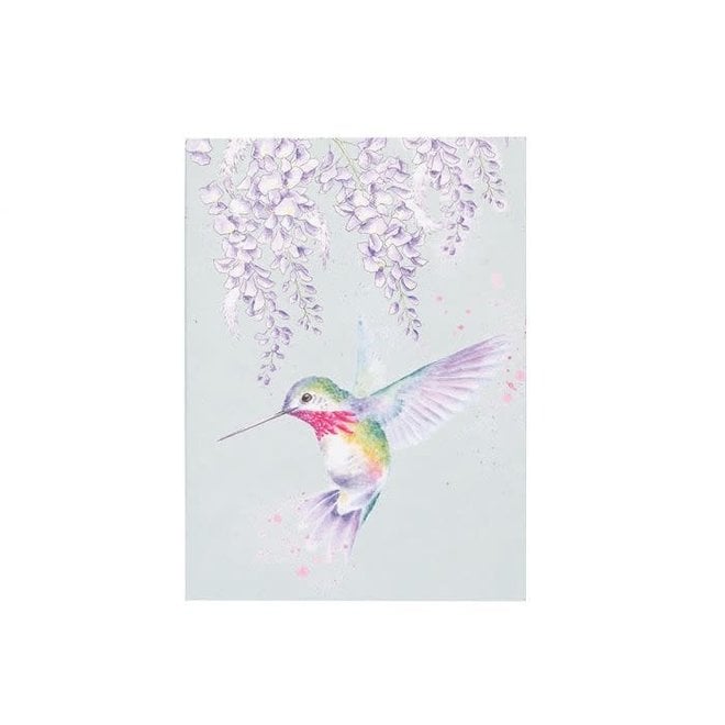 'Wisteria Wishes' Hummingbird Small Notebook