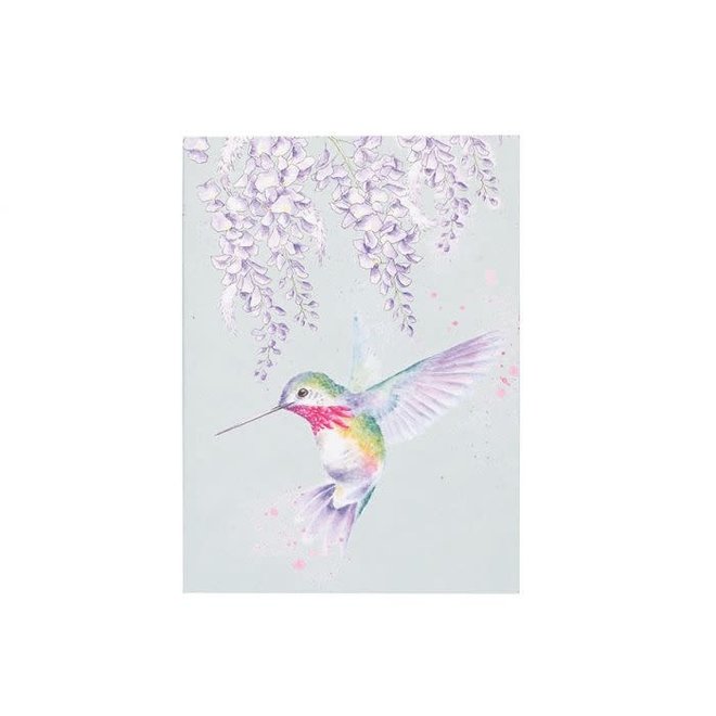Wisteria Wishes Hummingbird Small Notebook