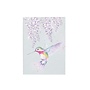 Wisteria Wishes Hummingbird Small A6 Notebook