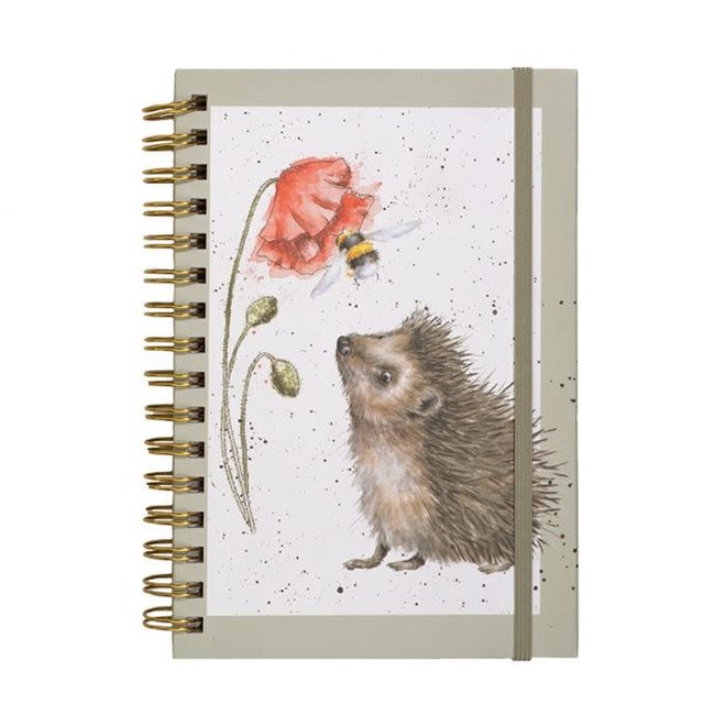 'Busy as a Bee' Hedgehog Spiral Bound Journal
