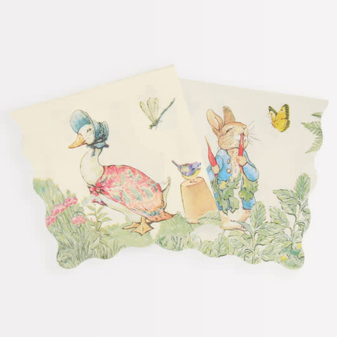 Peter Rabbit in the Garden Large Paper Napkins