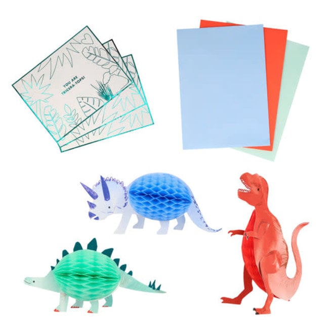 Dinosaur Valentine's Day Card Set
