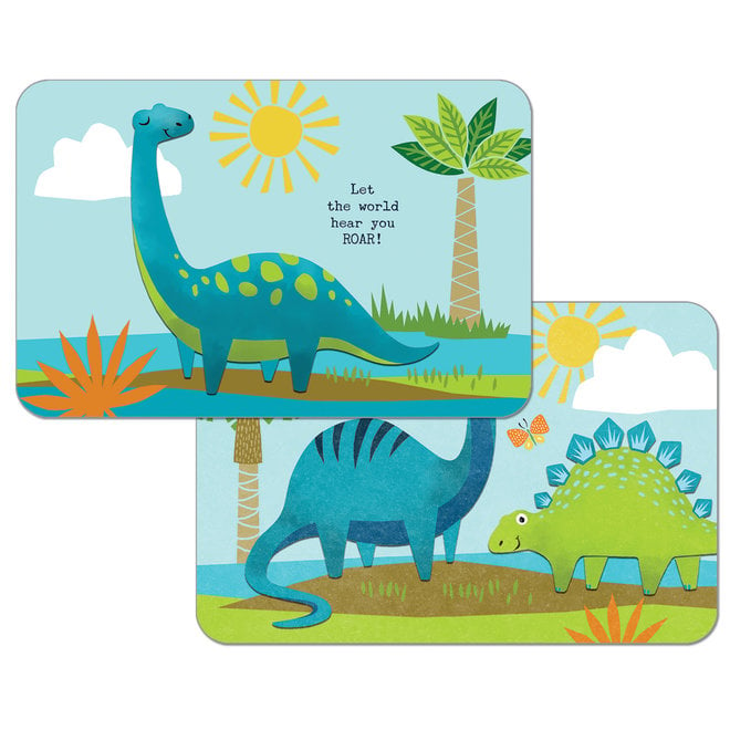 Kids Dinosaur Soft Reversible Placemat