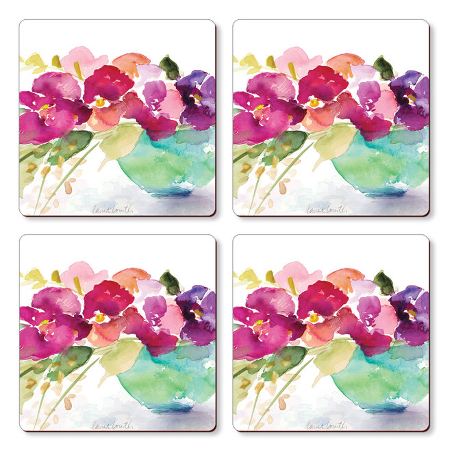 Bowl of Blooms Coasters