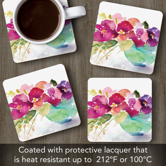 Bowl of Blooms Coasters