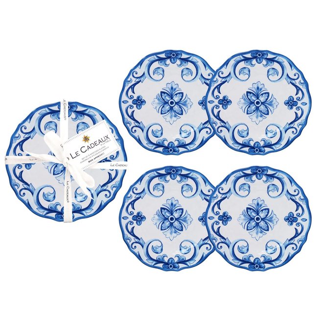 Mallorca Appetizer Plates Set of 4