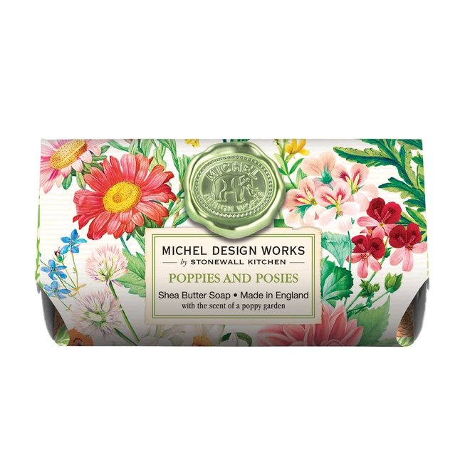 Poppies & Posies Large Bath Bar Soap