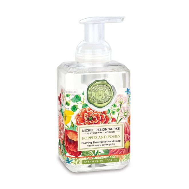 Michel Poppies & Posies Foaming Hand Soap