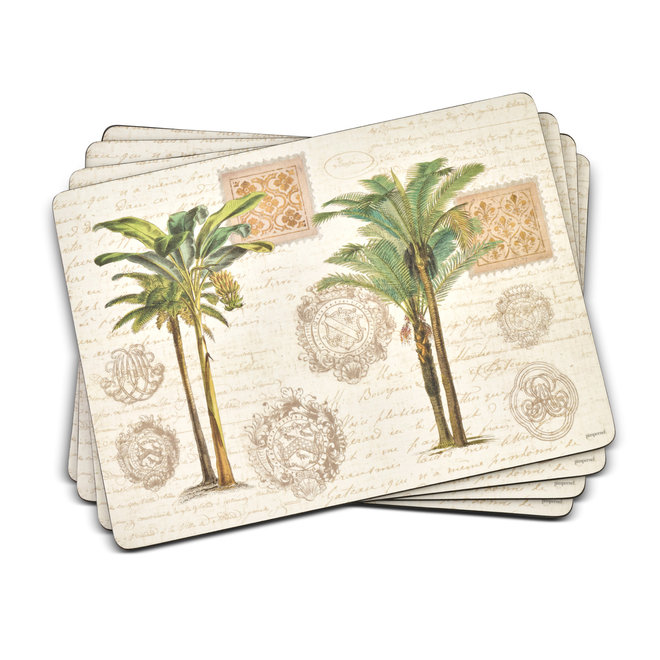 Vintage Palm Study Placemats