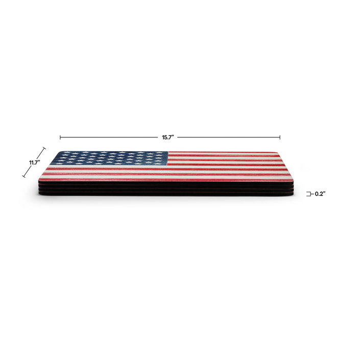 Pimpernel American Flag Placemats