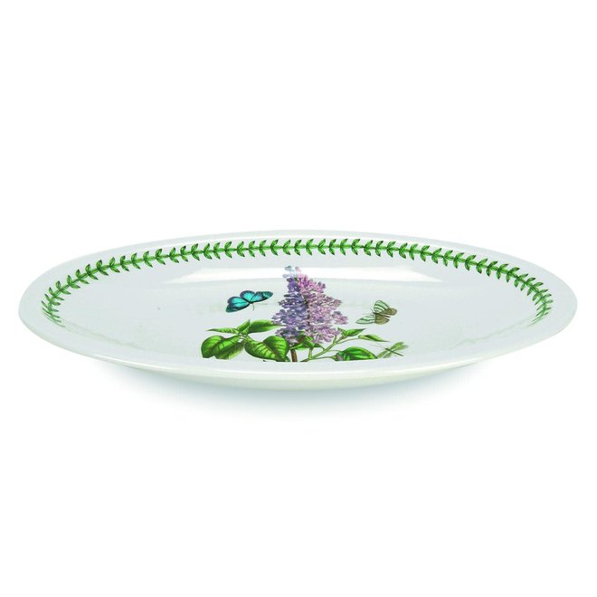 Botanic Garden Medium Low Oval Serving Platter (Lilac)