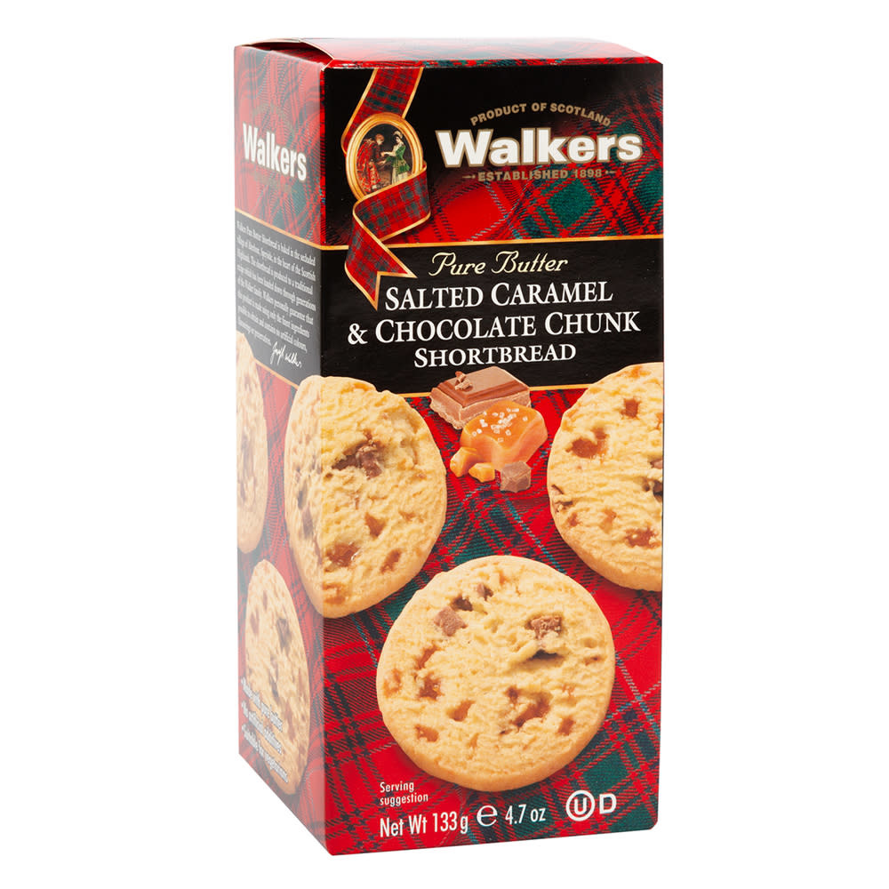 Walkers Salted Caramel & Chocolate Chunk Shortbread Carton British Isles