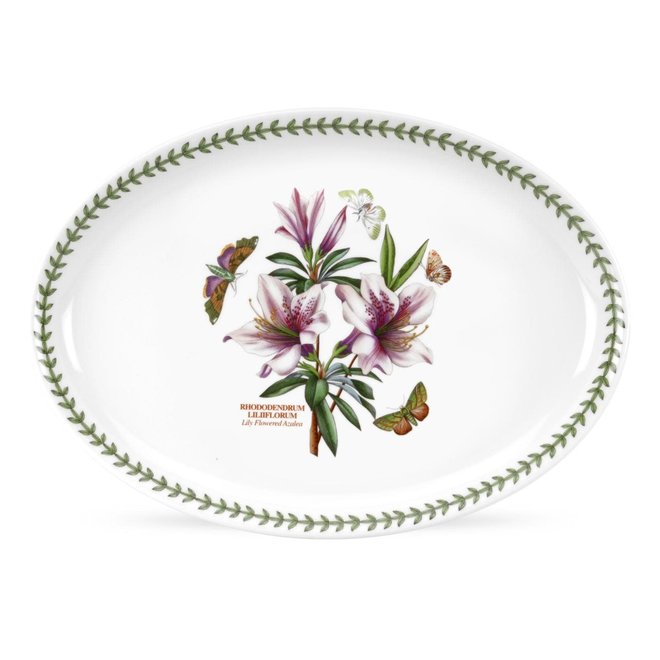 Botanic Garden Oval Serving Platter (Azalea)