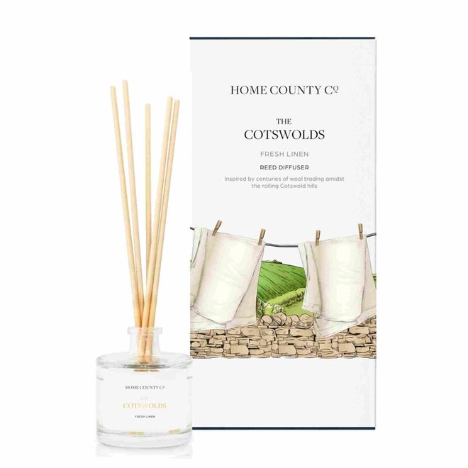 Cotswolds (Fresh Linen) Reed Diffuser