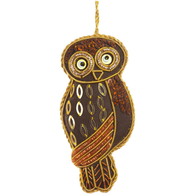 St. Nicolas Brown Owl Ornament