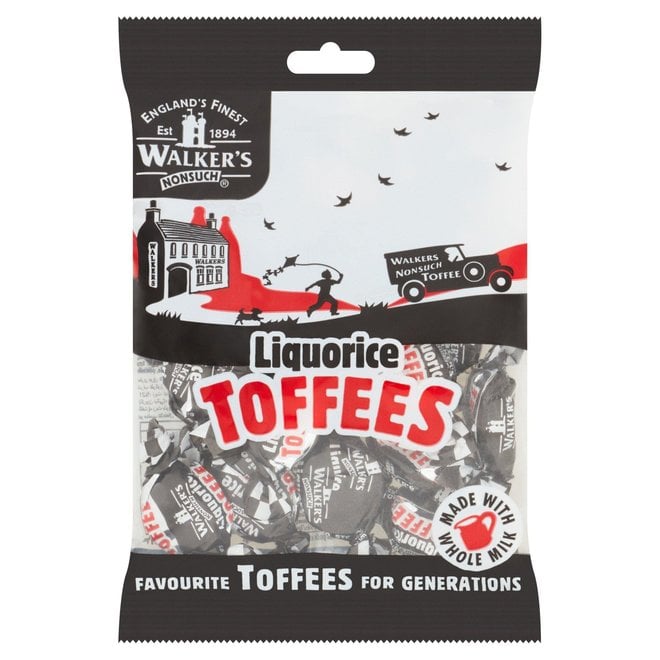 Walker's Nonsuch Liquorice Toffee Bag