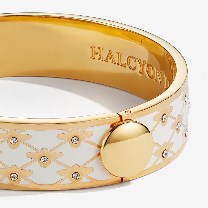 Halcyon Days Gold-Plated Bee Bangle