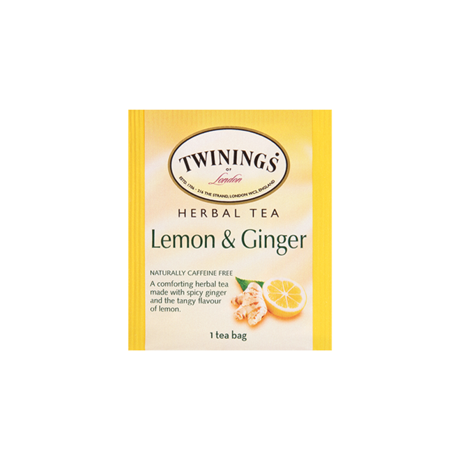 Twinings Lemon & Ginger Herbal 20s