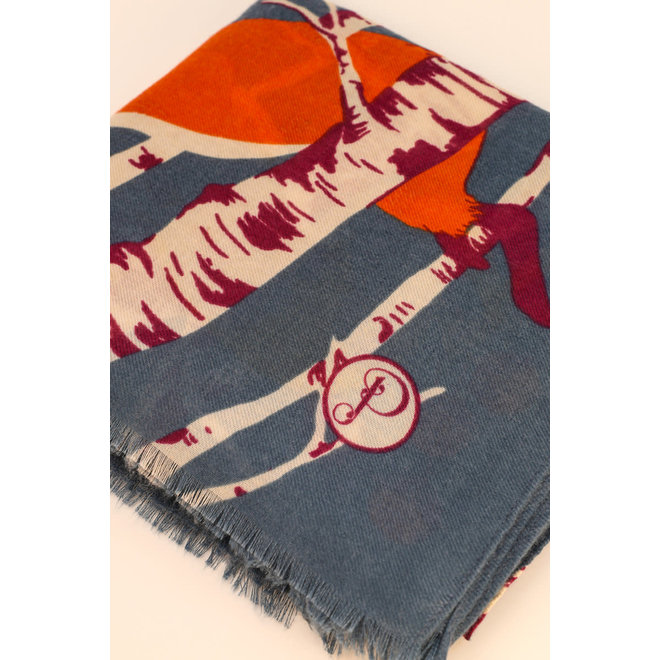 Woodland Kingdom Printed Scarf