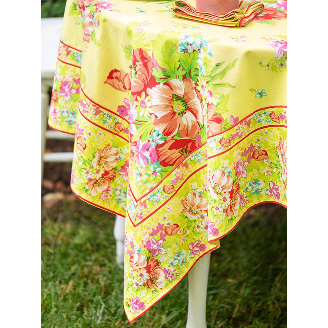 Charming Sunshine Tablecloth, 60" x 90"